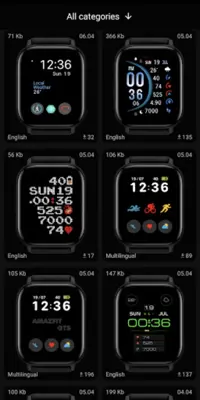 Amazfit GTS 2 WatchFaces android App screenshot 4